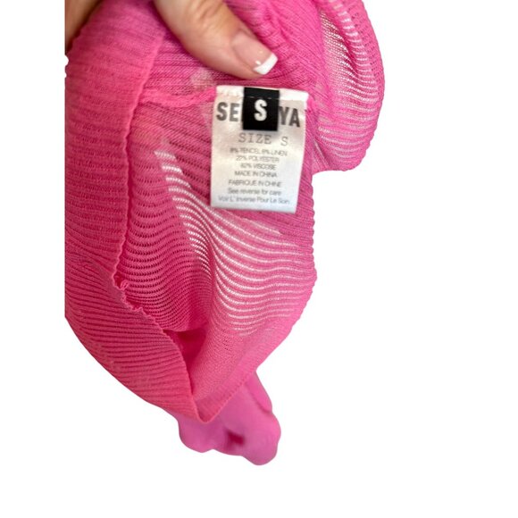 SER.O.YA Piper Sweater Malibu Pink NWT - Size S - Picture 7 of 11